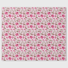 Papel De Presente estilo de padrão cowgirl