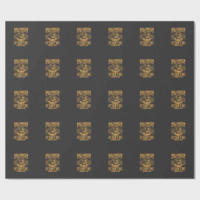 Papel De Presente Estilo de vida de Halloween Morcego Teia de Aranha (Aberto)