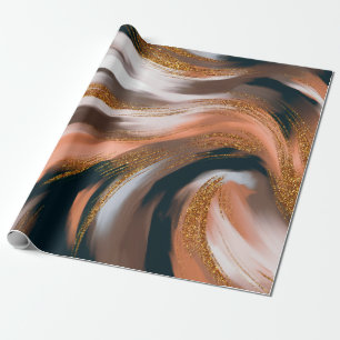 Papel De Presente Estilo elegante e glamouroso. Paleta de cor natura