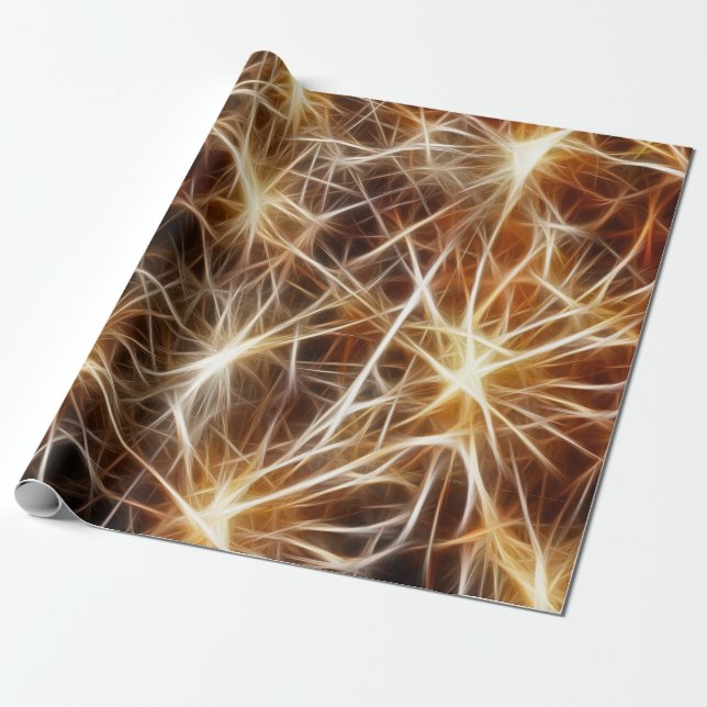 Papel De Presente Estilo médico dos neurônios (Desenrolado)