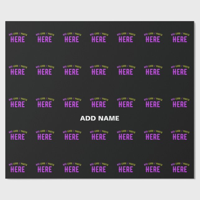 PAPEL DE PRESENTE ESTILO MODERNO PRETO PERSONALIZÁVEL VERIFICADO COM (Aberto)