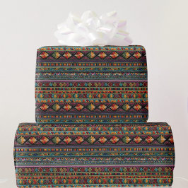 Papel De Presente Estilo Sudoeste - Aniversário do Blanket Cavalo Co