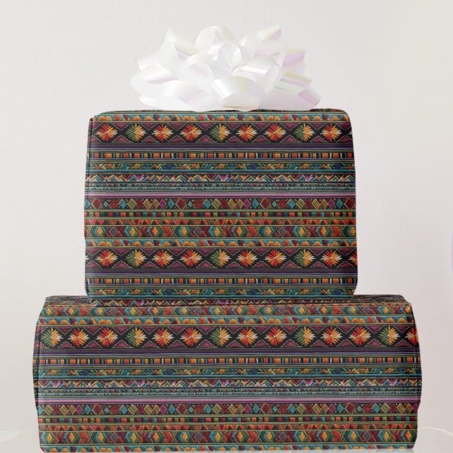 Papel De Presente Estilo Sudoeste - Aniversário do Blanket Cavalo Co (Criador carregado)