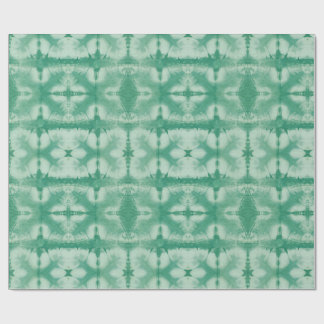 Papel De Presente Estilo Verde Shibori 