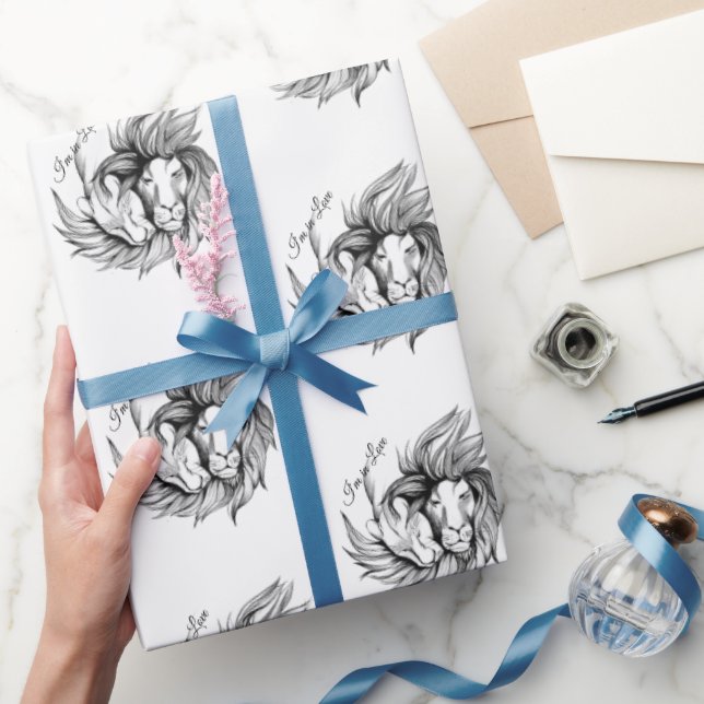 Papel De Presente Estou apaixonado (Presentear)