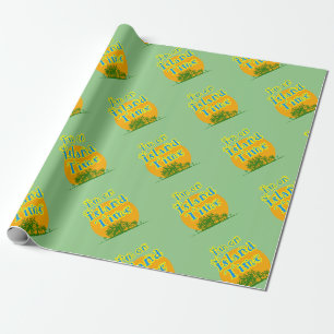Papel De Presente Estou no horário da Ilha!
