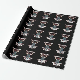 Papel De Presente Estou servindo a vida atrás de Bares.