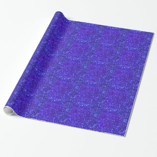 Papel De Presente Estrela azul escuro de Starfield do céu nocturno