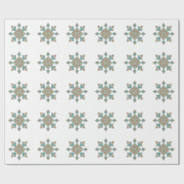 Papel De Presente Estrela de Bordado Marroquino