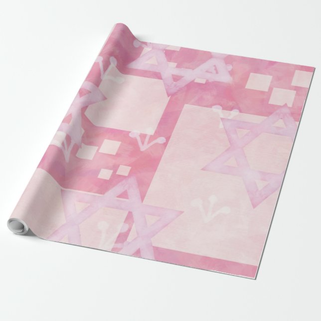 Papel De Presente Estrela de David (Desenrolado)