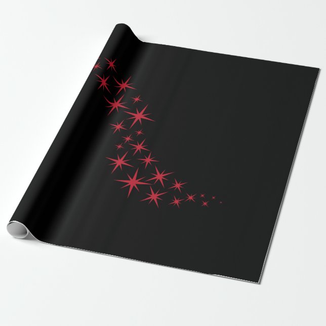 Papel De Presente Estrela de Natal (Desenrolado)