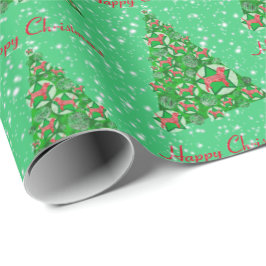 Papel De Presente Estrela de Natal do Cachorro de Beagle Hound