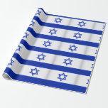 Papel De Presente Estrela do papel embrulhado David Hanukkah<br><div class="desc">Estrela do papel embrulhado David Hanukkah Ou bar/bat mitzvah</div>