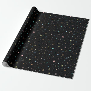 Papel De Presente Estrelas