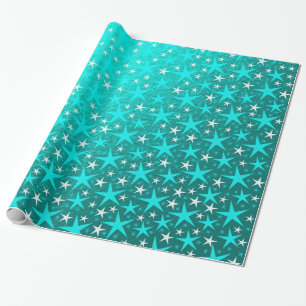 Papel De Presente estrelas azuis