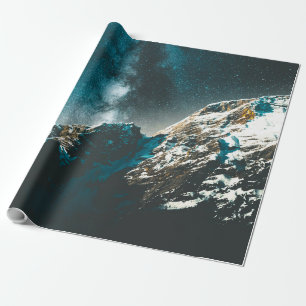 Papel De Presente Estrelas Coloridas