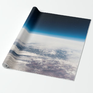 Papel De Presente Estrelas Coloridas