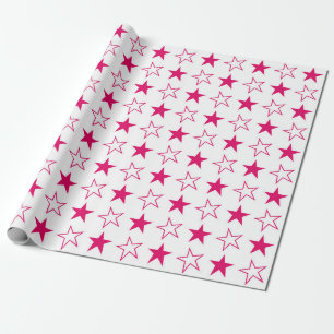 Papel De Presente Estrelas coloridas, padrão sem costura, estrelas c