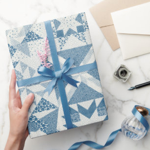 Papel De Presente Estrelas de retalhamento tradicionais mais baratas