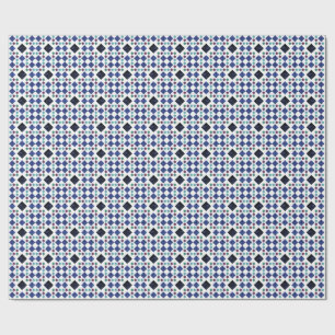 Papel De Presente Estrelas Diamantes