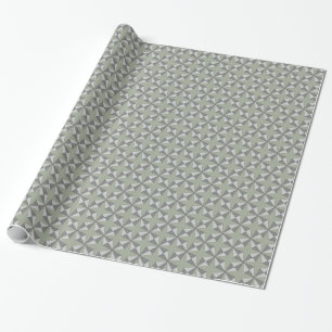 Papel De Presente Estrelas e Diamantes qualquer Padrão Geométrico