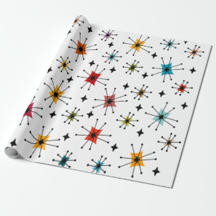 Papel De Presente Estrelas e Estrelas