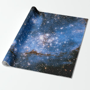 Papel De Presente Estrelas Infantis na Nebulosa NGC 346 - Foto Espac