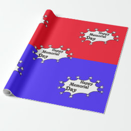 Papel De Presente Estrelas Memoriais -