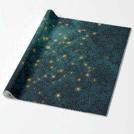 Papel De Presente Estrelas Místicas