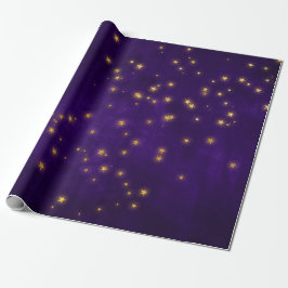 Papel De Presente Estrelas Místicas