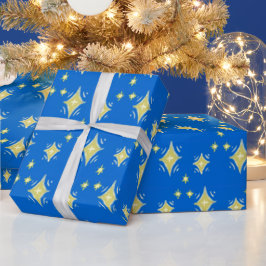 Papel De Presente Estrelas no céu