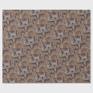 Papel De Presente Estrelas Russas