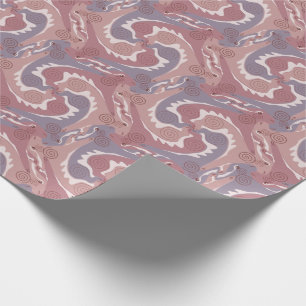 Papel De Presente Estrilização de Hares Swirling Tesselation 2 Wra