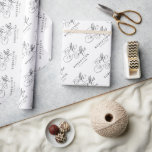 Papel De Presente Eterno de caligrafia moderna, casamento preto e br<br><div class="desc">Um eterno e elegante papel de embrulho de casamento,  com um refinado roteiro de caligrafia em um passado clássico,  perfeito para uma celebração formal e sofisticada de casamento. Para personalização ou outros produtos com este design,  por favor,  sinta-se à vontade para entrar em contato comigo.</div>