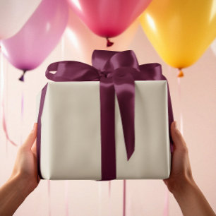 Papel De Presente Eterno - Papel branco apagado