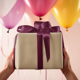 Papel De Presente Eterno - Papel de embrulhamento do bege de areia