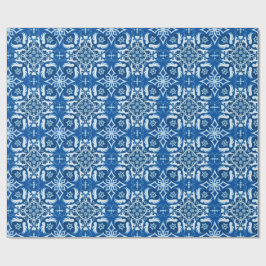 Papel De Presente Etiquetas de Neve