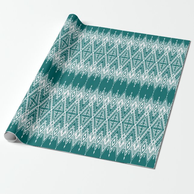 Papel De Presente Étnico (Desenrolado)