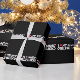 Papel De Presente Eu adoro o meu Dia de os namorados de Casal de Men