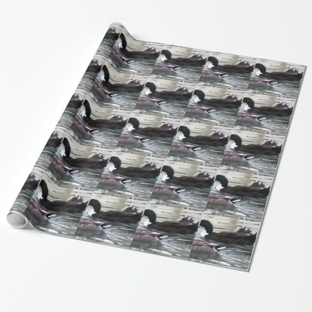 Papel De Presente Eu adoro Patos (Desenrolado)