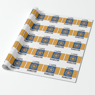 Papel De Presente Eu amo Hamilton