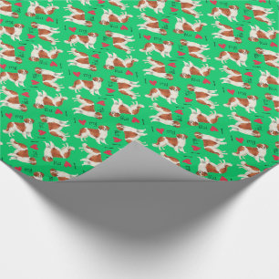 Papel De Presente Eu amo meu Kooikerhondje