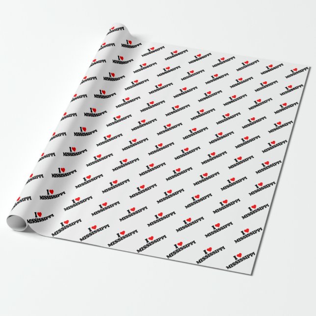 PAPEL DE PRESENTE EU AMO MISSISSIPPI (Desenrolado)
