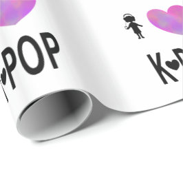 Papel De Presente Eu amo o K-pop