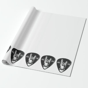 Papel De Presente Eu amo rock
