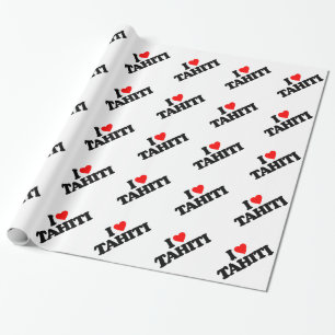 PAPEL DE PRESENTE EU AMO TAHITI