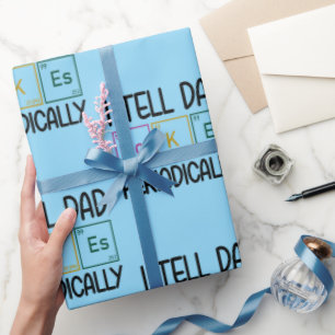 Papel De Presente Eu Digo Às Piadas Pais Periodicamente