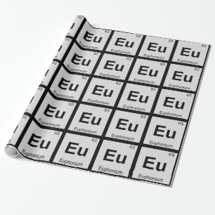 Papel De Presente Eu - Música de Eufônio Tabela Periódica Química