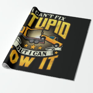 Papel De Presente Eu Não Consigo Arrumar Um Caminhão Estúpido, Ma