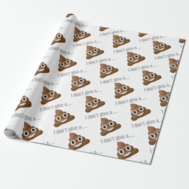 Papel De Presente eu não dou um emoji do tombadilho (Desenrolado)